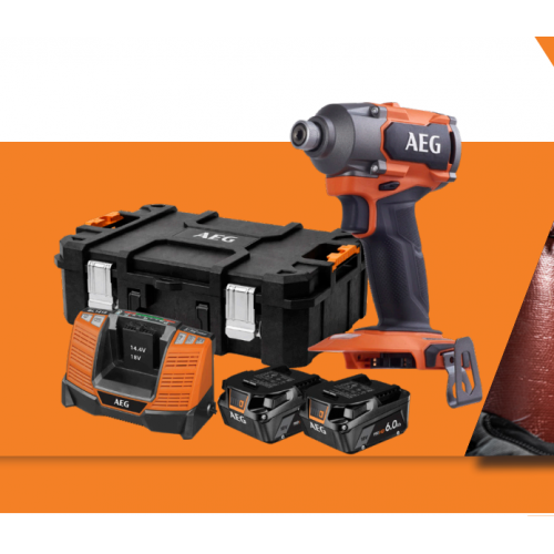 Aeg Bss 18c3b3-602 Tc Akülü Torklu Vidalama Kömürsüz 18V 6.0 Ah