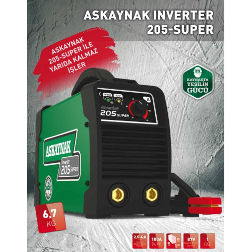 Askaynak İnverter 205 Süper Kaynak Makinası