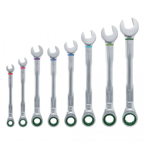 BOSCH CIRCIRLI KOMBİNE ANAHTAR SETİ 8 PARÇA 1600A027PS