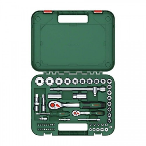 Bosch 56 Parça Lokma Ve Anahtar Takımı  1/4'' + 1/2'' 1600A02Z9G 