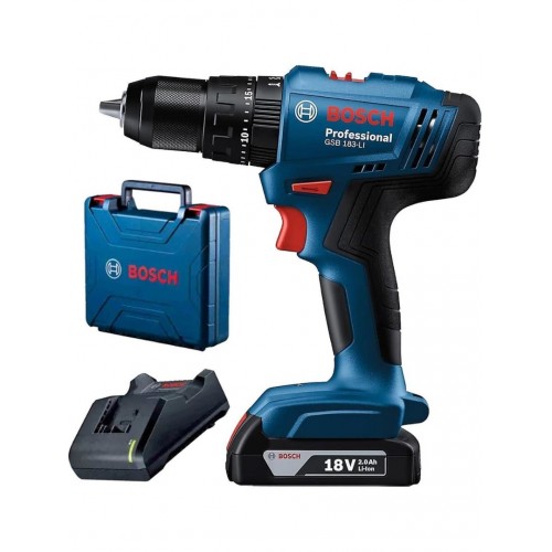 Bosch Gsb 183-Li Akülü Darbeli Matkap 18V 2AH ( Tek Akü )
