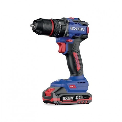 Exen En 272 Ds Akülü Darbeli Matkap Kömürsüz 70 Nm. 21 V. 2 Ah. 