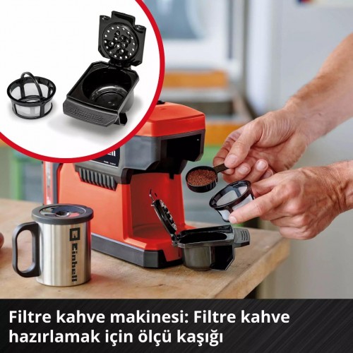Einhell TE-CF 18 Li Akülü Kahve Makinesi 18v (Aküsüz)