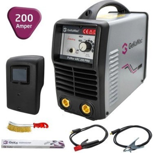 GEKAMAC Power ARC 200 PRO Inverter Kaynak Makiansı 200 Amper