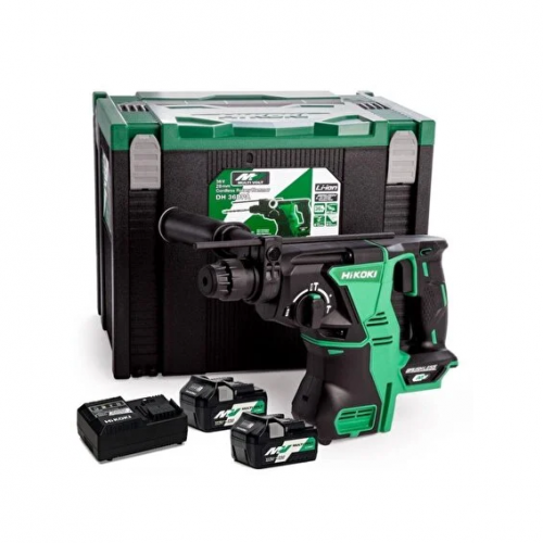 Hikoki DH1826DA-5.0 Şarjlı Kırıcı Delici Matkap Sds Plus 26mm 3.2j Kömürsüz 18v 5.0ah 