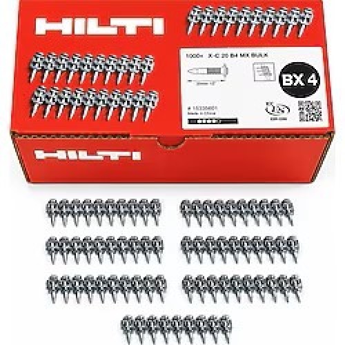 Hilti Bx4 Akülü Betona Çivi Çakma Makinası + 1000 Ad Çivi + Akü + Şarj Cihazı