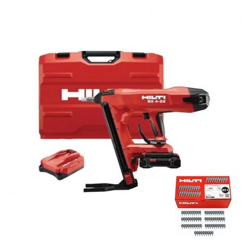 Hilti Bx4 Akülü Betona Çivi Çakma Makinası + 1000 Ad Çivi + Akü + Şarj Cihazı