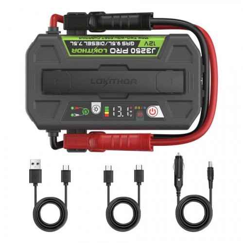 Lokithor J3250PRO Akıllı Akü Takviye + Powerbank + Led Lamba 12V 3250Amp LiFePO4
