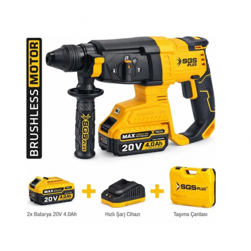 Sgs 5521 Akülü Kırıcı Delici Kömürsüz 20 V 4.0 Ah
