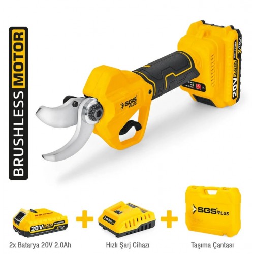 Sgs 5558 Akülü Budama Makası 32mm 20v 2x2ah