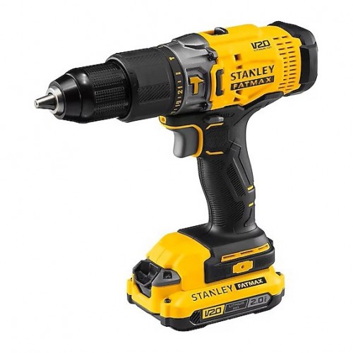 Stanley SCD718D2K Çift Akülü Darbeli Matkap V20  18V 2.0AH