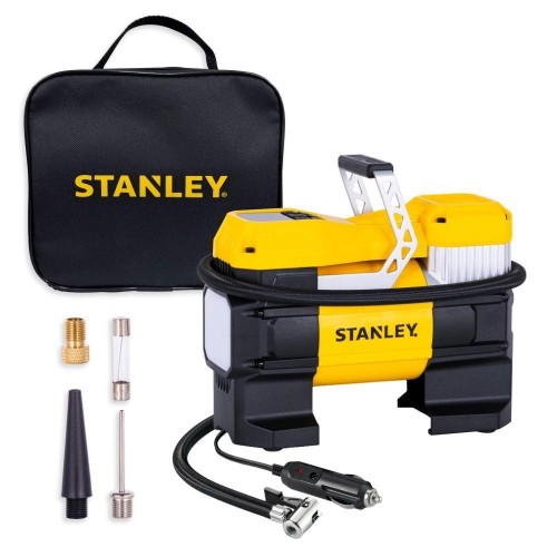 STANLEY SXIF0001 Dijital Basınç Göstergeli Lastik Şişirme Pompası + Led Lamba 12Volt 150 PSI