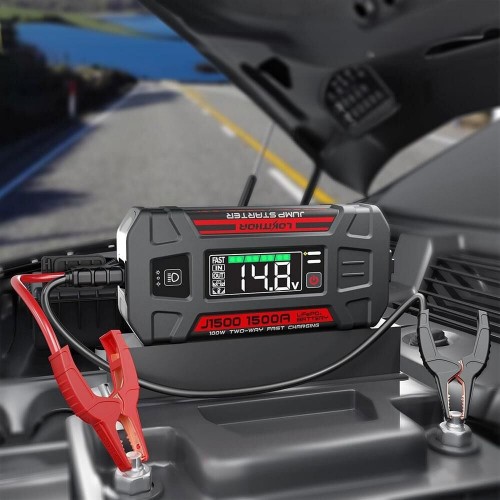 Lokithor J1500 Akıllı Akü Takviye + Powerbank + Led Lamba 12V 1500Amp LiFePO4