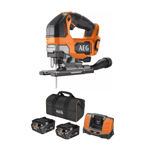 Aeg BST 18BLX2-502C Kömürsüz Çift Akülü Dekupaj 18V 5AH