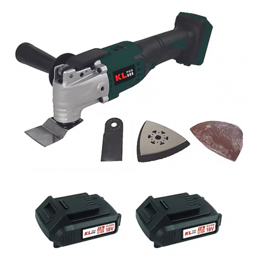 KLpro KLMT18B-20 Çok Amaçlı Makina Çift Akülü 18V 2.0Ah