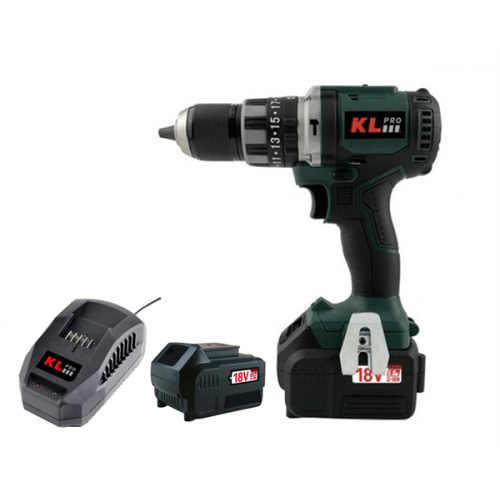 KLpro KLDM18BH-50 Akülü Darbeli Matkap Kömürsüz 18Volt 5.0Ah