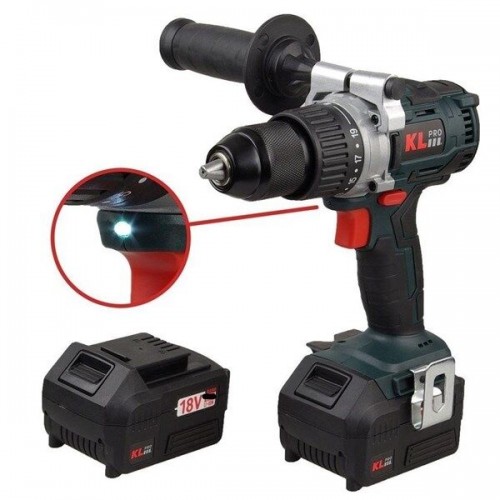 KLpro KLNM18B-50 Akülü Kömürsüz Vidalama Matkap 18V 5,0Ah