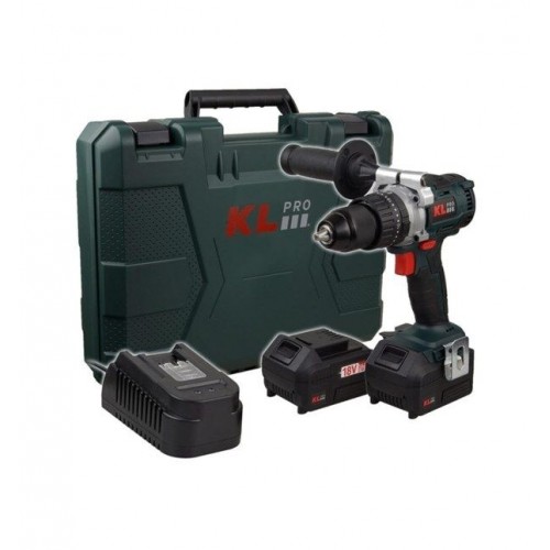 KLpro KLDM18B-50 Çift Akülü Kömürsüz Darbeli Matkap 18Volt/5.0Ah