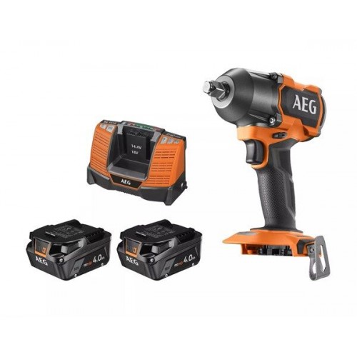 Aeg BSS 18MTF12BL-402C Akülü Somun Sökme 785Nm 18V 4.0Ah