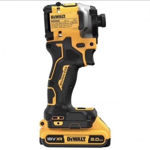 Dewalt DCF850D2T Kömürsüz Darbeli Tornavida Çift Akü 18v 2Ah