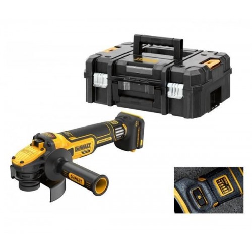 Dewalt DCG409VSNT Devir Ayarlı Avuç Taşlama 125mm 18V (Aküsüz)