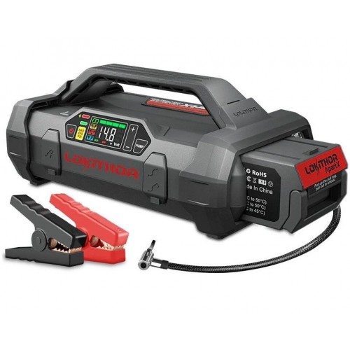 Lokithor APARTX4000 Akıllı Akü Takviye + Pompa + Powerbank + LED Lamba 12V 4000AMP Li-Polimer